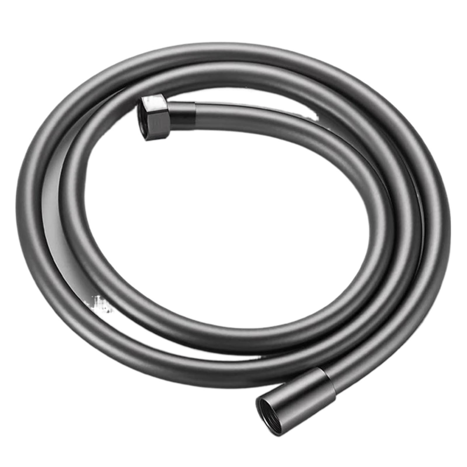 Flexible Shower Hose Pipe Plumbing Accessories High Pressure Water Hoses Tube De Douche PVC Bath Laundry Pipes(Gunmetal Gray-1.5m)
