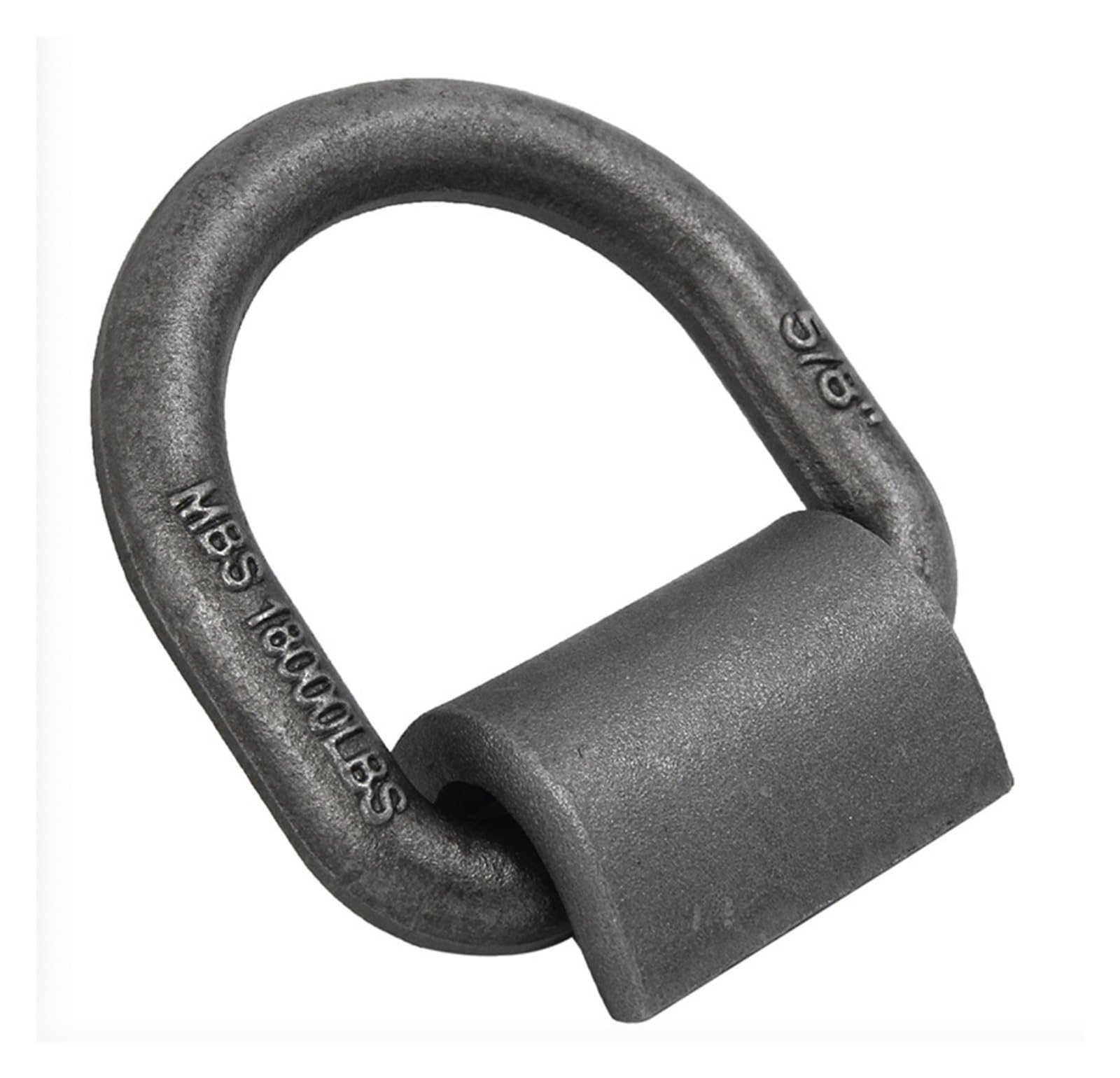 Anneau en D soudable de 1 à 20 tonnes, anneaux de levage forgés à haute résistance, point de levage, anneau de force d'arrimage robuste, anneau latéral, ancrage rabattable à souder(1/2inch)