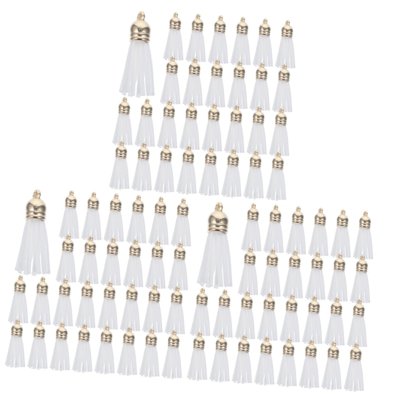 TEHAUX 300 Pz Nappe In Pelle accessori per bigiotteria fai da te craft fascino nappe portachiavi ciondoli con arredamento per artigianato nappa in pelle artigianale