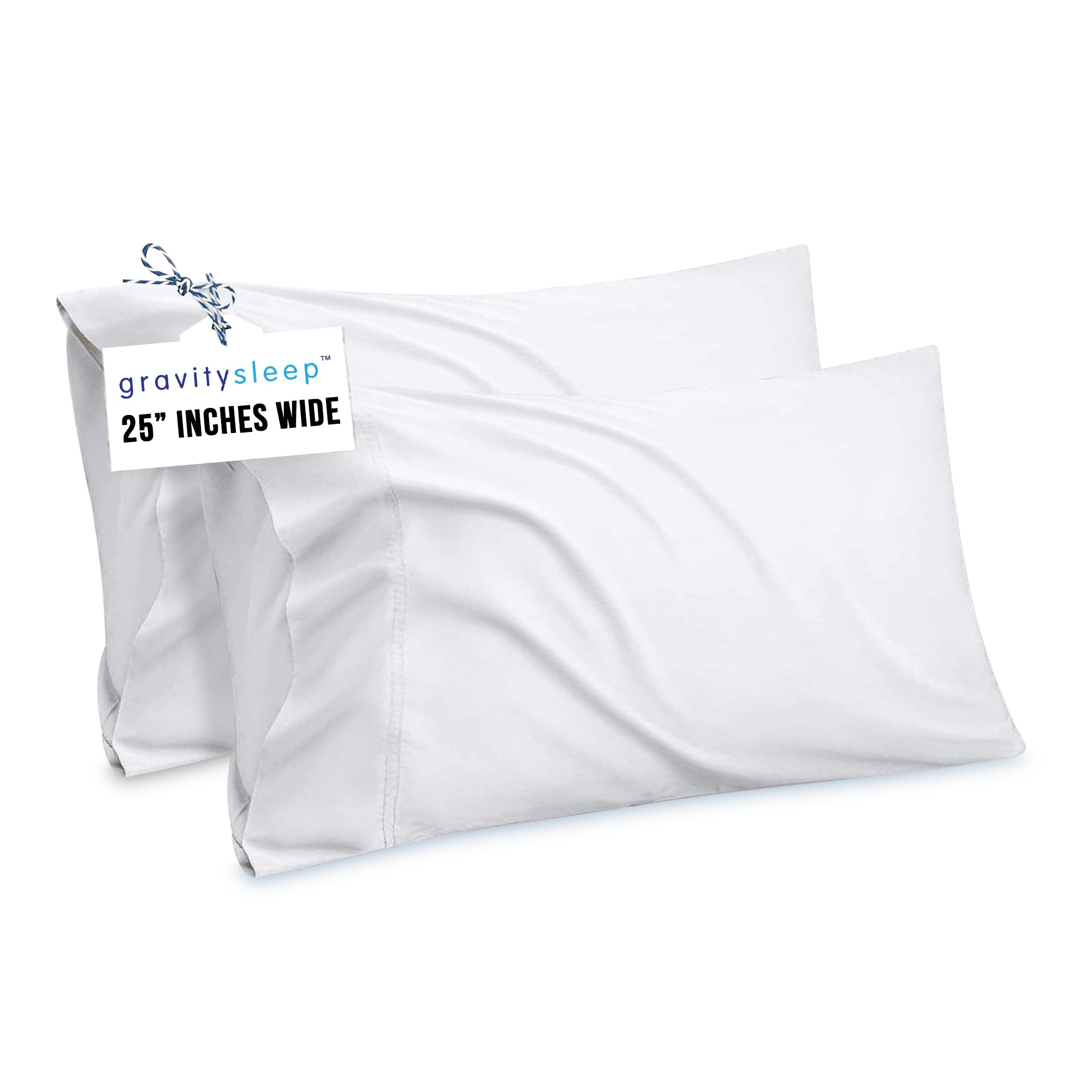 2- PACK Oversize Pillow Case. King Size Extra Large. Fits Even The