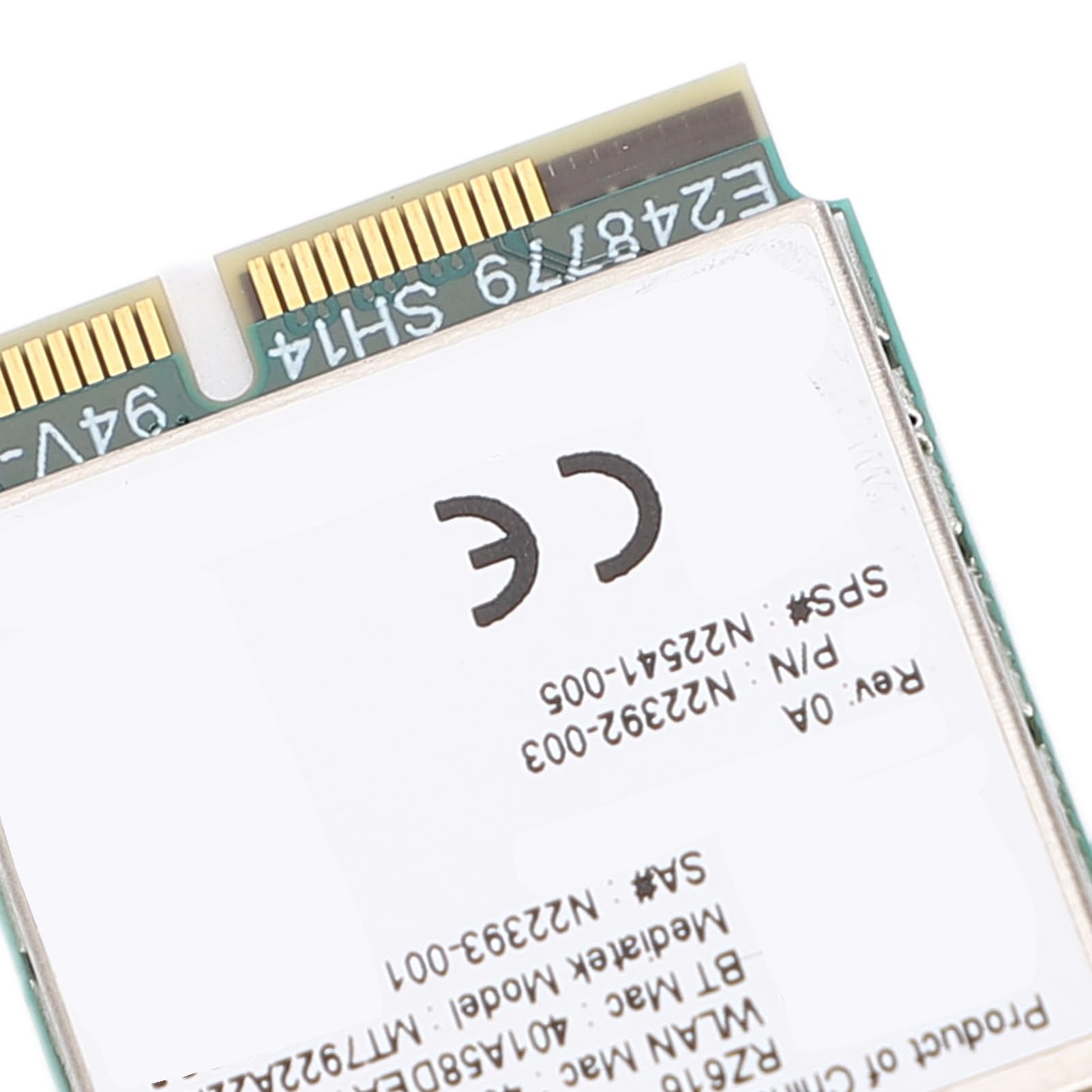 Carte Réseau WiFi 6E M.2 5374 Mbps Bande 2.4/5/6 GHz BT 5.2 pour PC