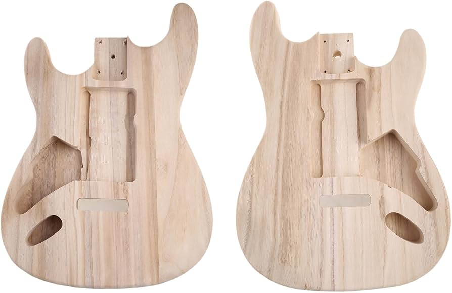 Amazon | メイプルギターバレルボディすでに研磨済みエレキギター用