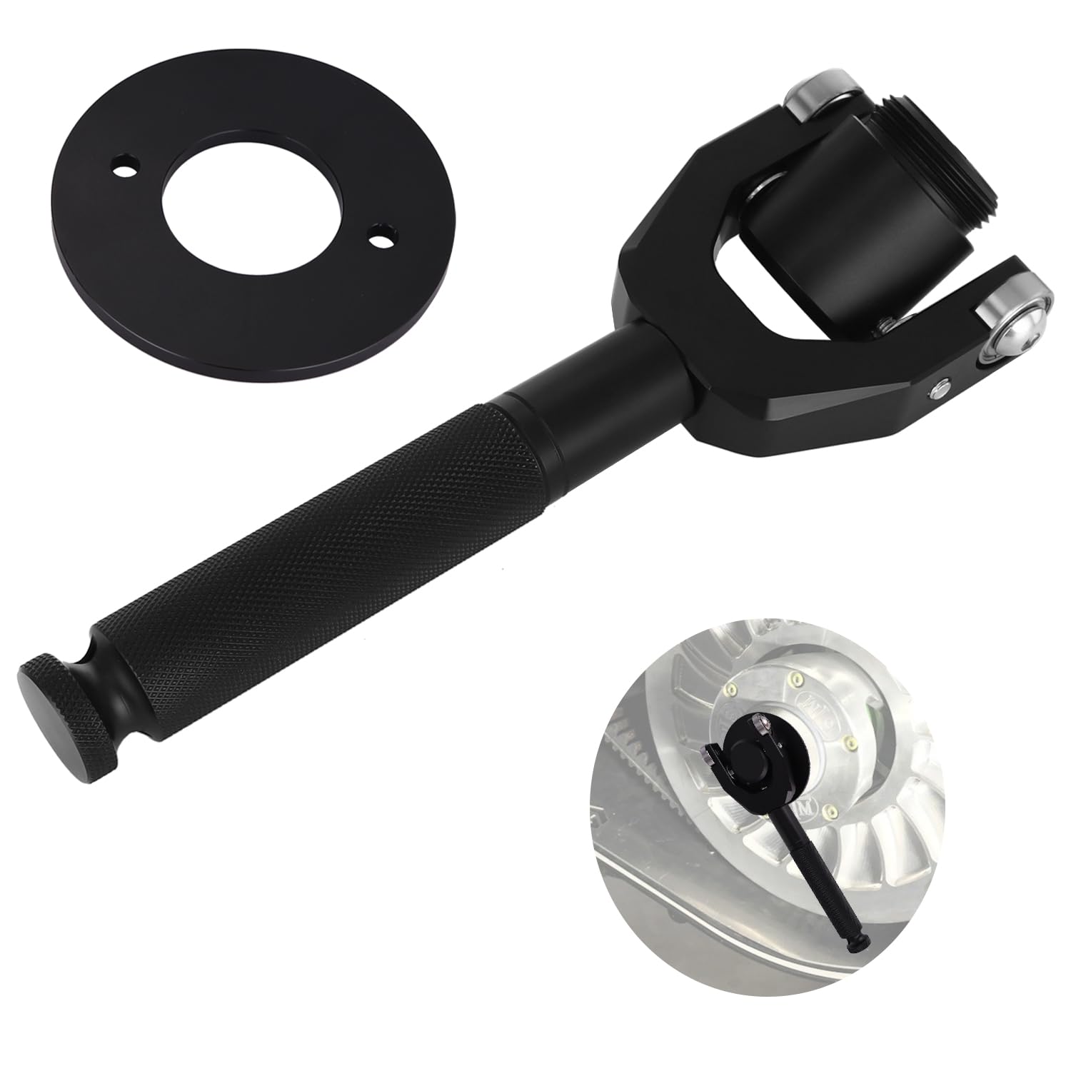 IFYKIM X3 Belt Changing Tool X3 Clutch Removal Kit Compatible with Can-Am Maverick X3 Max RS DS Turbo R RR 2017-2024, Belt Changing Tool Fits for 64''/72'' Wheel Base Width (Black)