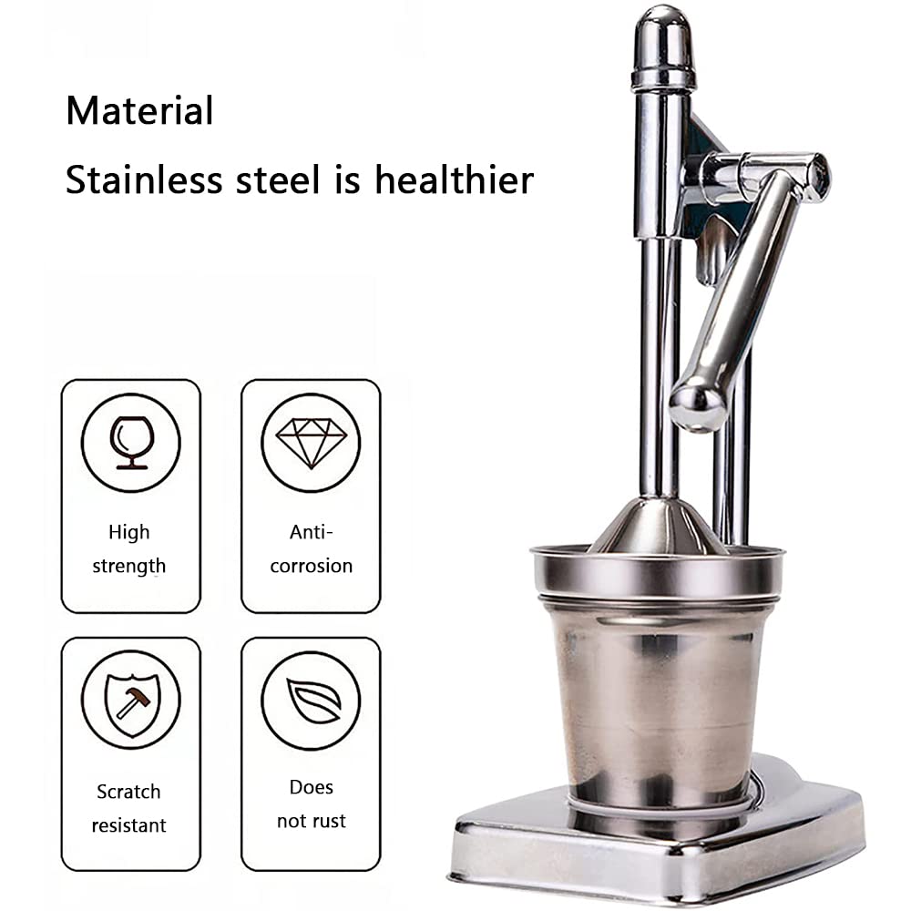 Juicer de limón, exprimidor de limón de Metal Manual, Primo de Trabajo Pesado Juicer Lime Juicer Soporte