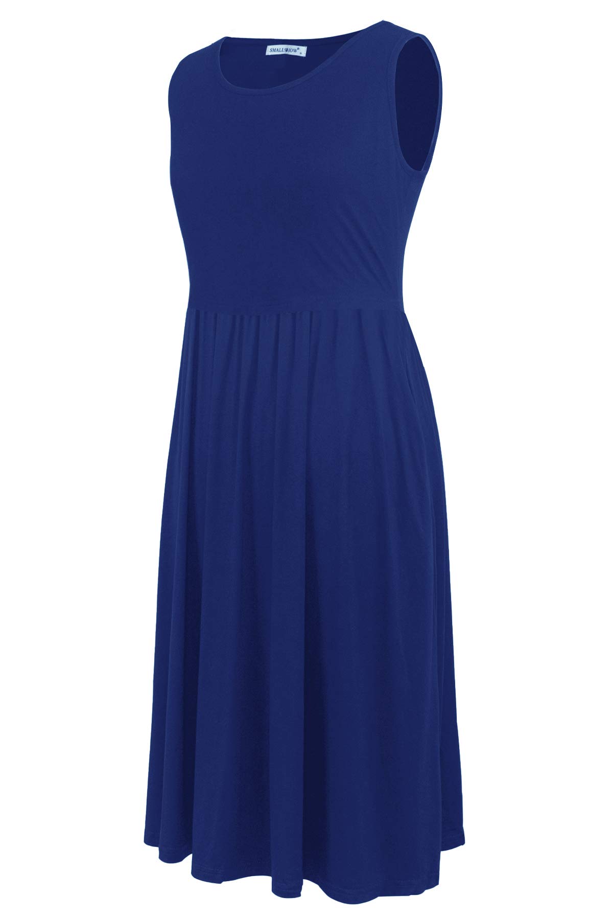 Smallshow Mujer Vestido de Lactancia de Maternidad, en Capas, con Bolsillos — view 4