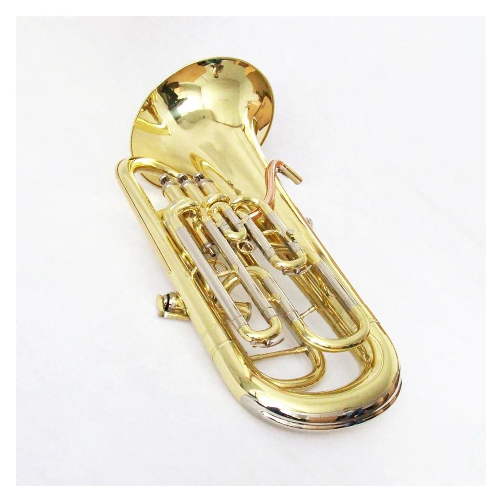 Professionelles Euphonium 3+1 Kolben-Kompensationssystem Euphonium-Instrument Euphonium Aus Vergoldetem Messing Mit Koffer