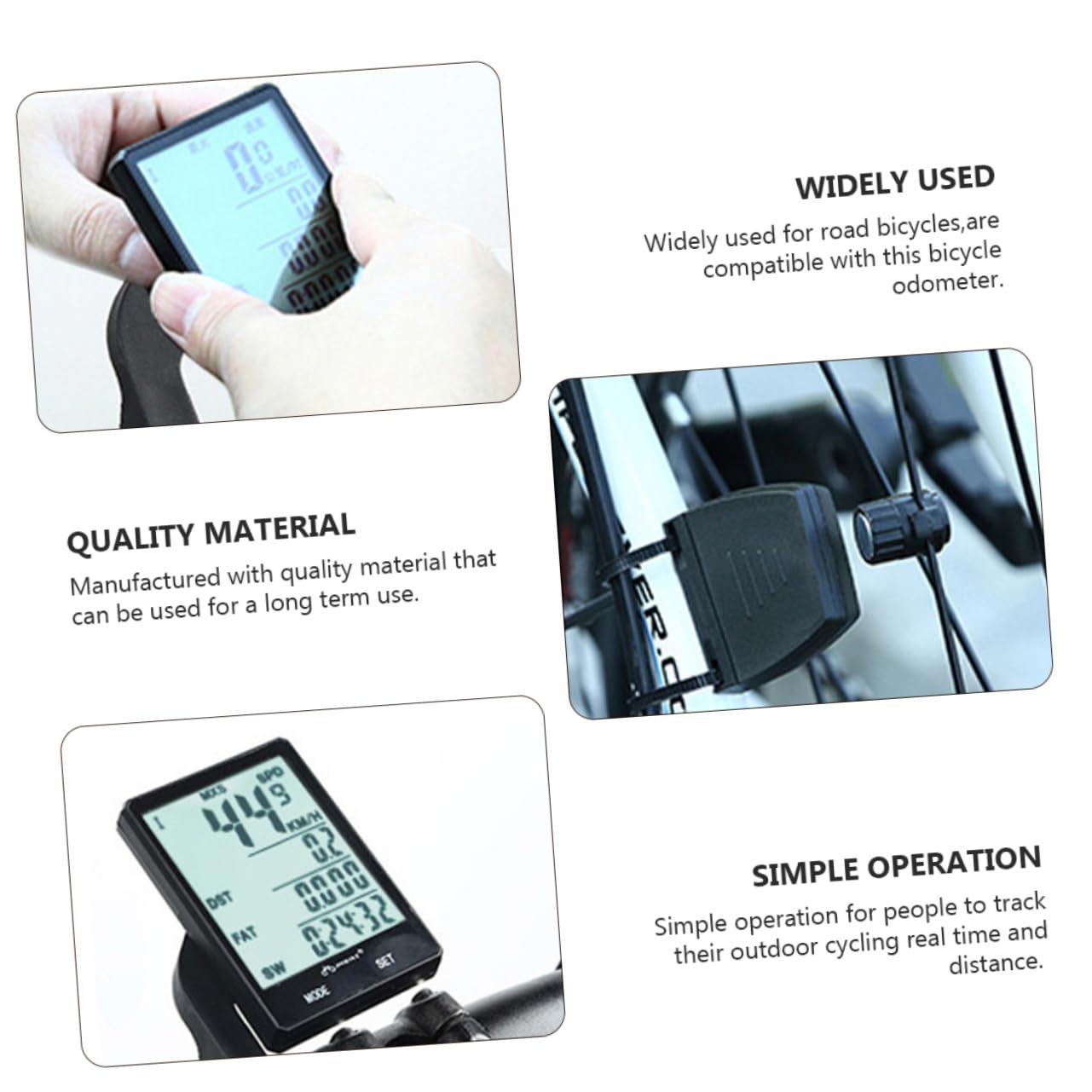 BESPORTBLE Supporto Per Telefono Con Cronometro Per Bicicletta Sensore Di Velocità Tachimetro Computer Da Bicicletta Wireless Supporto Per Telefono Accessori Per Bicicletta