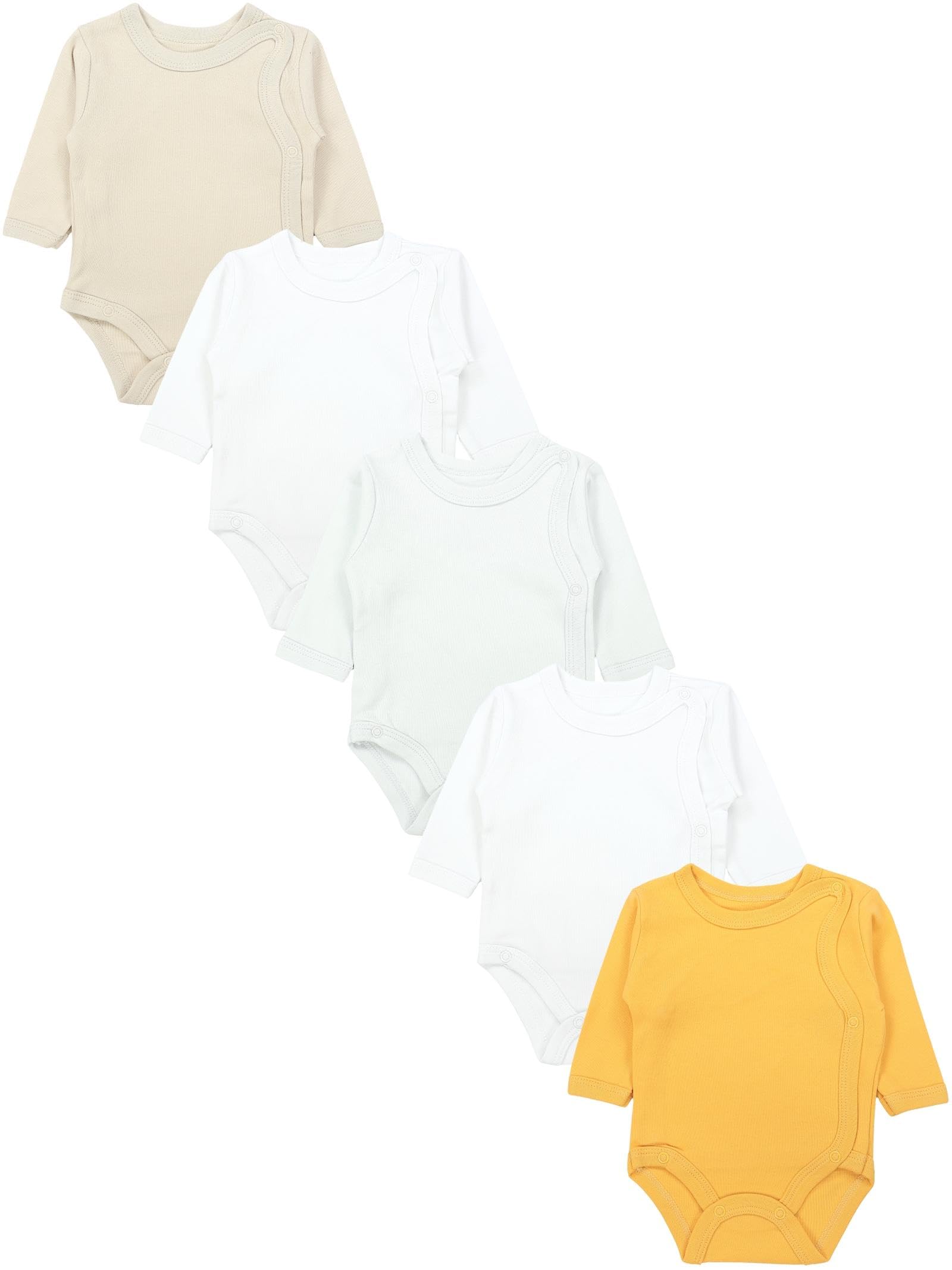 TupTam Body Bebé – Pack de 5 Bodies Bebé Recién Nacido, Body Bebé Niño con Cierre Frontal, 100% Algodón — view 14