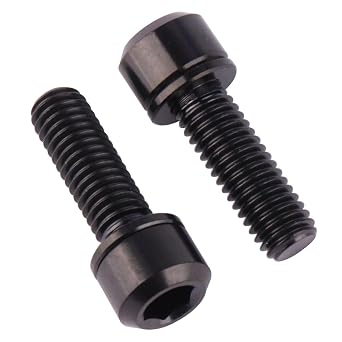 12 Pack Bicycle Stem Screws, M5 x 20mm High Tensile Carbon Steel Bike Handlebar Bolts for Mountain, Road Bicycles and Motorcycles