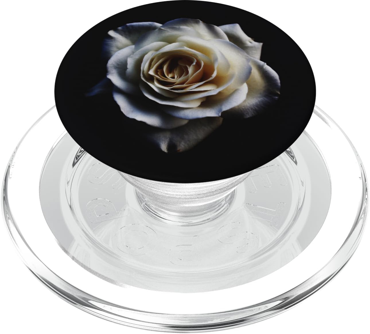 White Rose PopSockets MagSafe PopGrip for iPhone