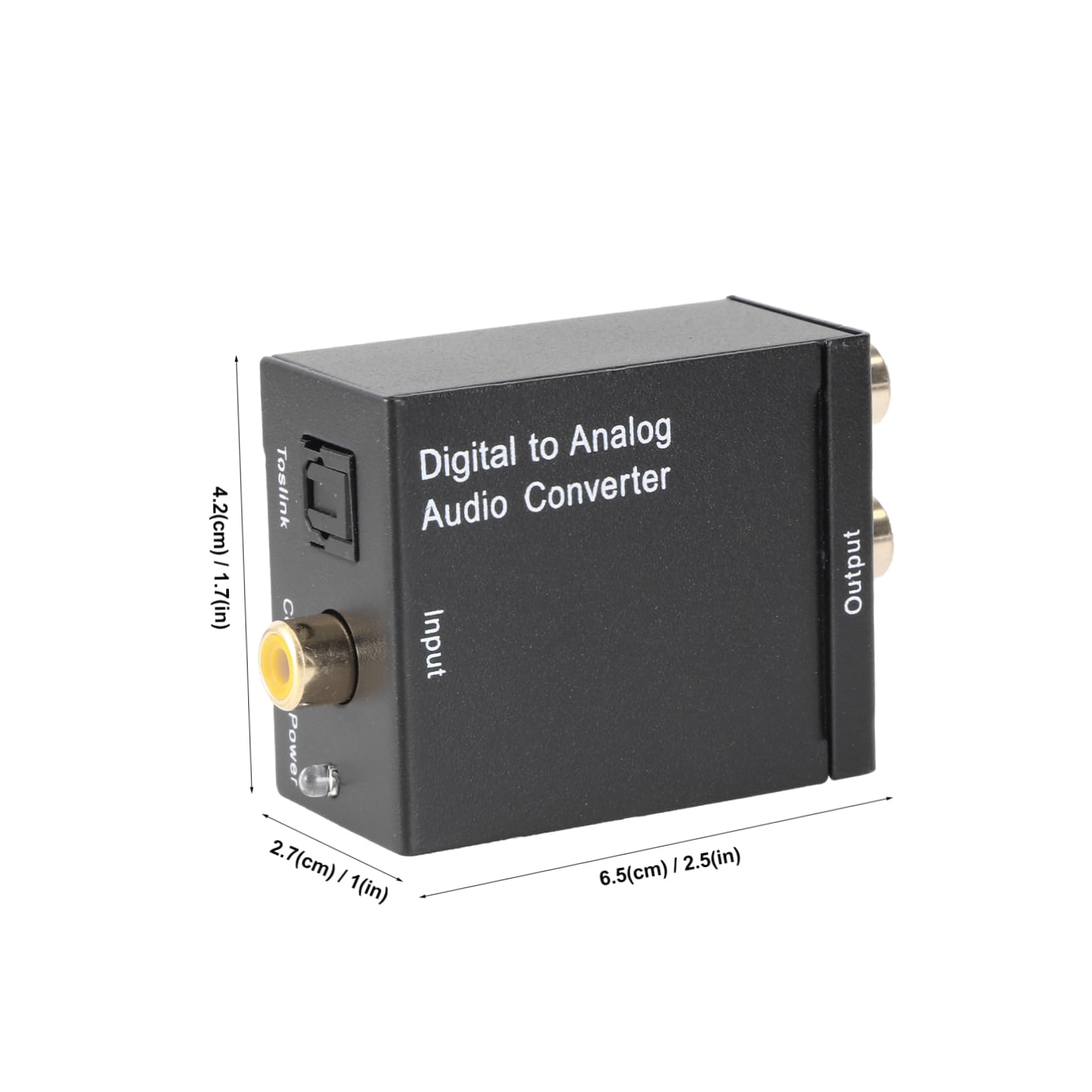 Mikikit 3pezzi Convertitore Audio Digitale Analogico Spdif Coassiale Per Tv e Dvd Compatto e Leggero Con Cavo Ottico Supporta Frequenze Khz Trasmissione Senza Rumore Elettromagnetico