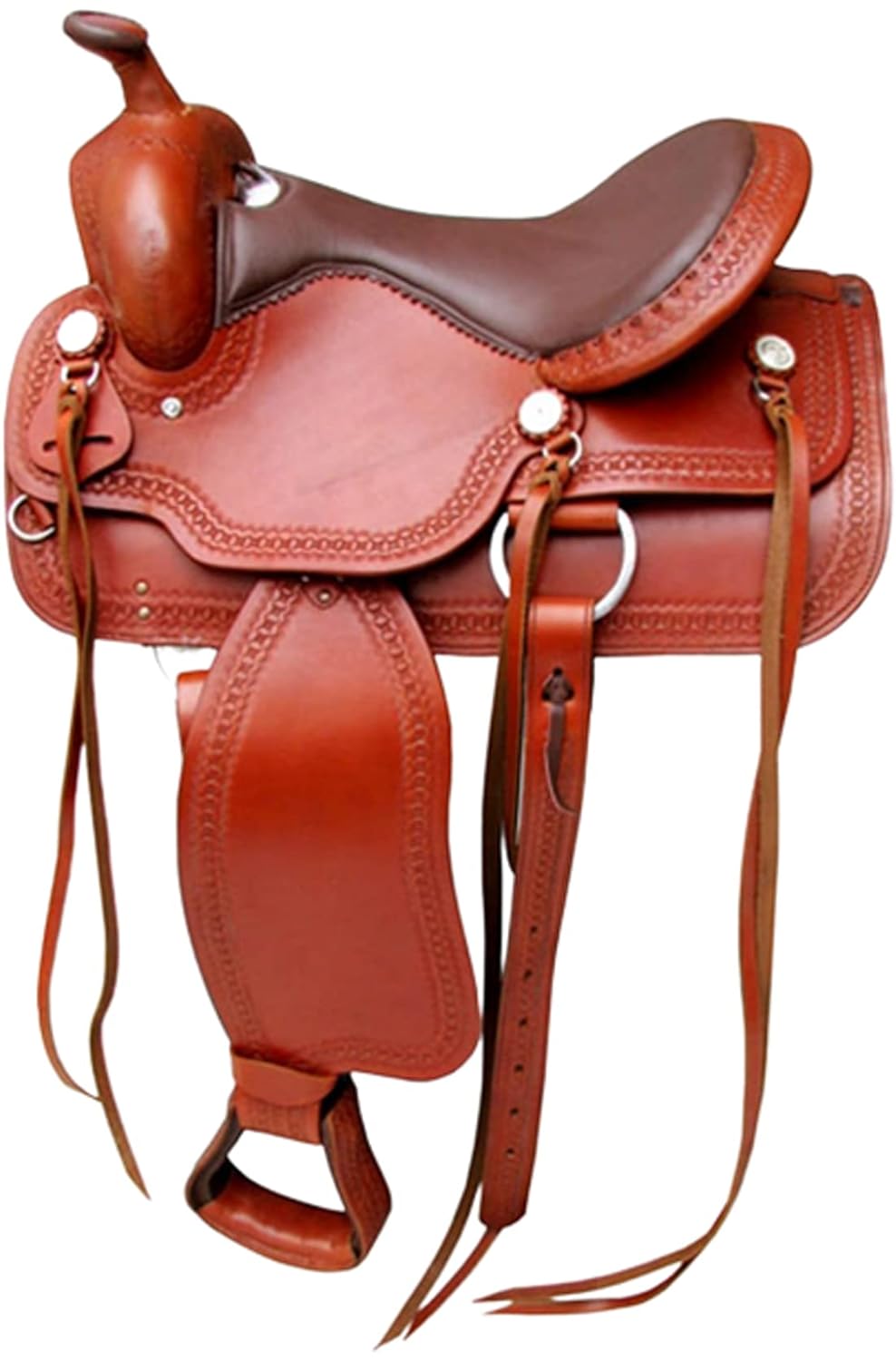 Mahakal International Western Leather Horse Saddle Amazon.in Home