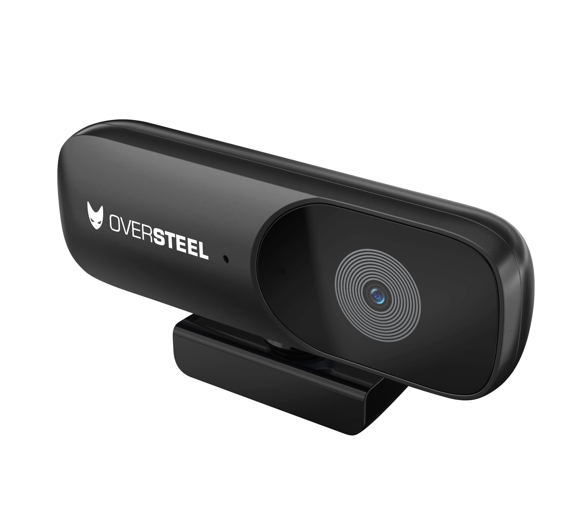 Oversteel - Bulat Webcam 1080P Full HD z mikrofonem, 30fps, USB 2.0, redukcja szumów, rozmowy wideo, nagrywanie, konferencje, PC/Mac/Tablet/Chromebook