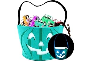 Cute Unicorn Halloween Bucket with LED Lights