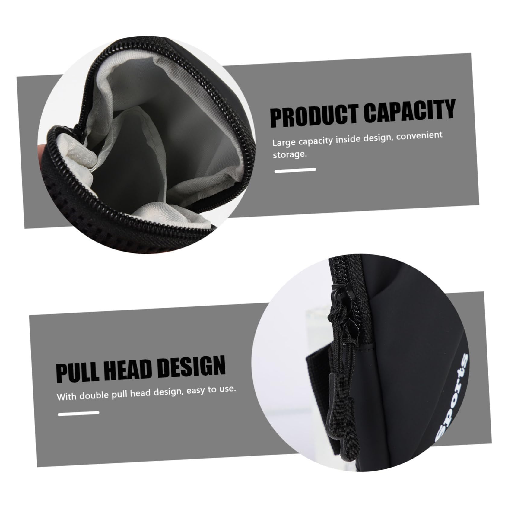 OSALADI 3pezzi Bracciale Sportivo Per Smartphone Custodia Da Corsa Per Telefono Con Design Pratico e Resistente Sacchetto Per Allenamento Jogging e Fitness Adatto Uomini e Donne