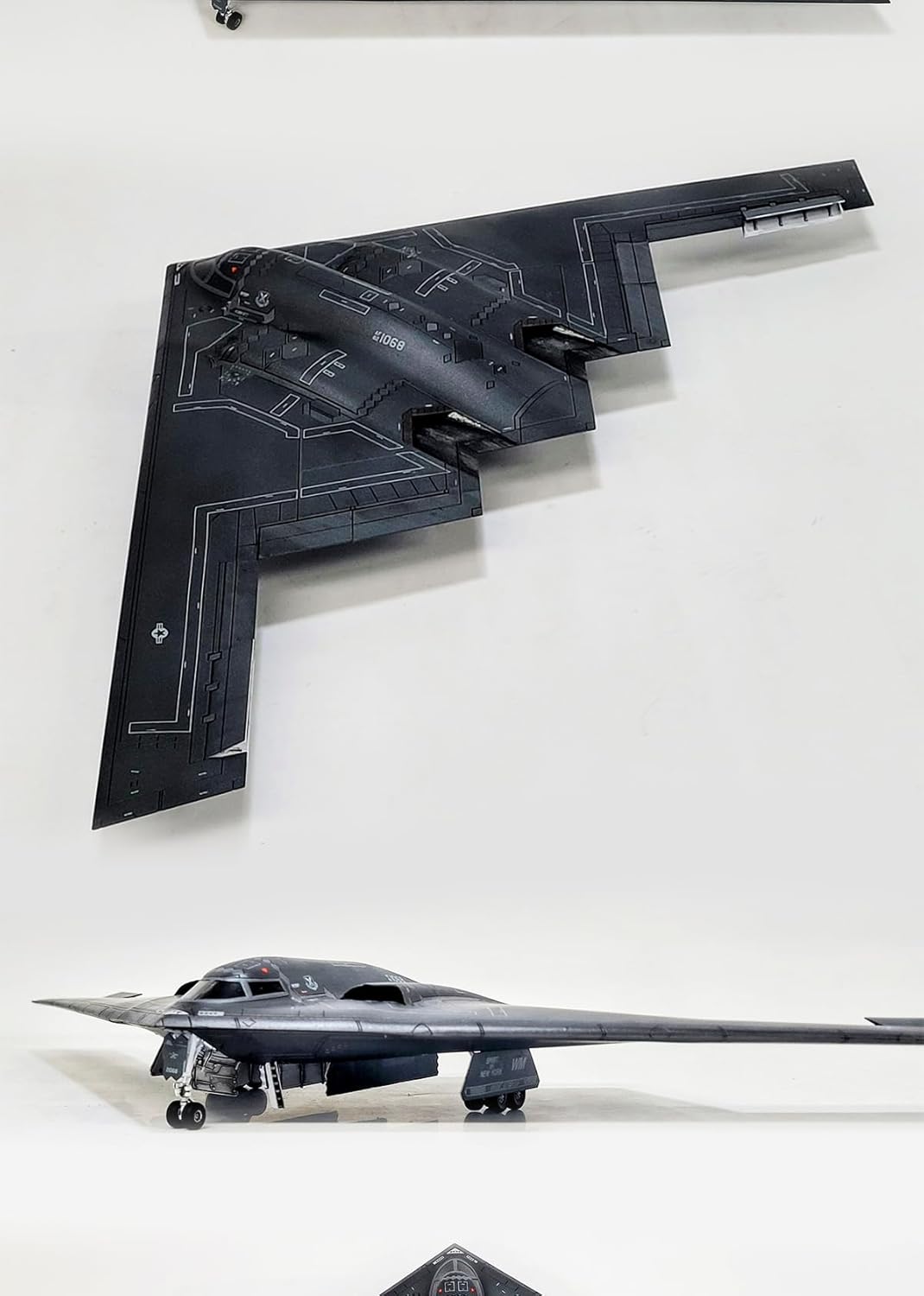 USAF B-2A Stealth Bomber Assembly Model Kit Academy AC12645 1/144 Scale