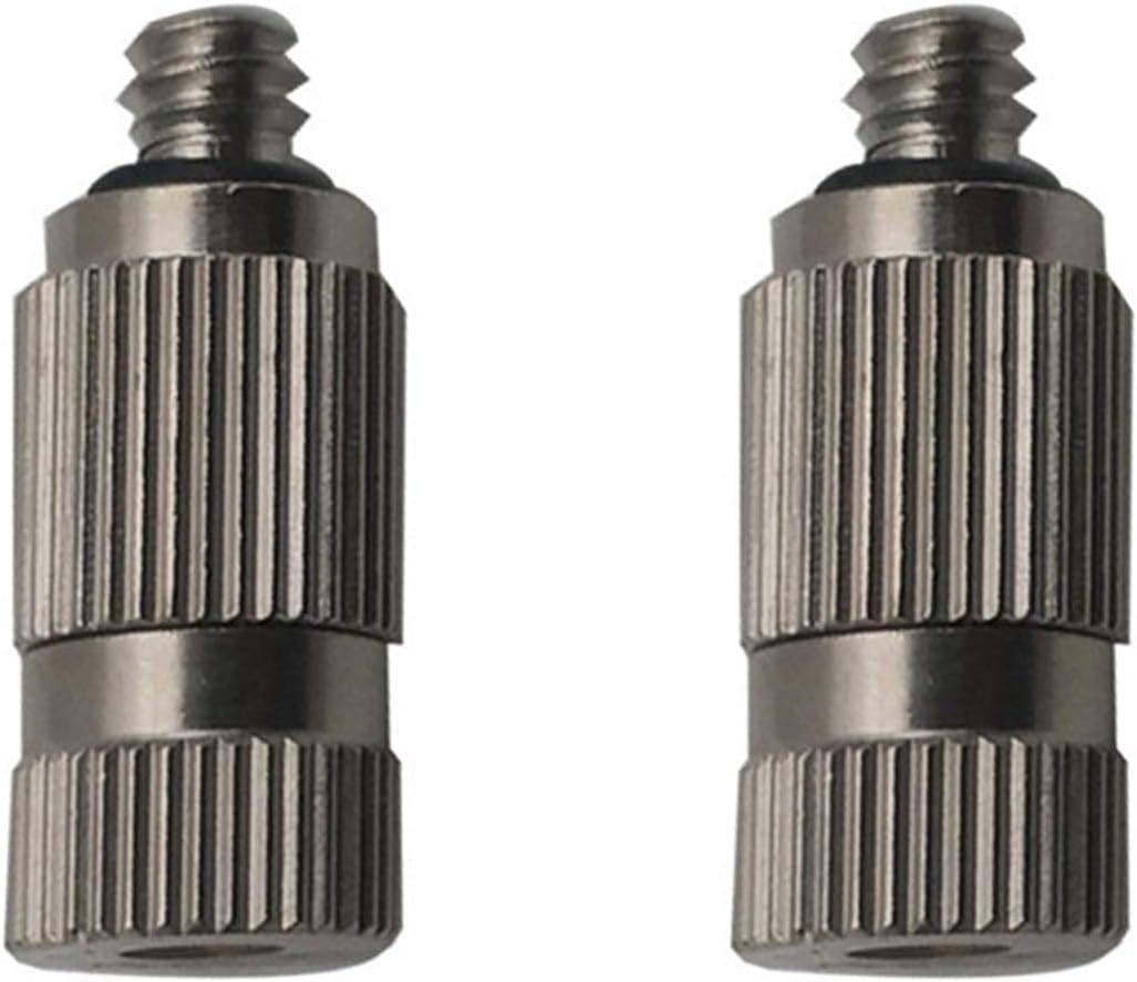Misting Nozzle Kit for Cooling System 40pcs Stainless Steel Mister Nozzles High Pressure 3/16" Threaded, Garden Water Mister, Fog Nozzles, Anti-drip Fogging Spray Head (Size : 0.5mm)