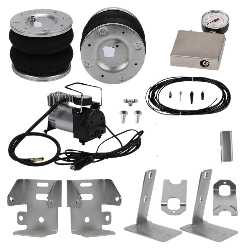 Boggoexag Onecolor Air Suspension With 12V Compressor Kit Compatible With Ford Transit 2001-2020 Rwd Twin Rear Wheel