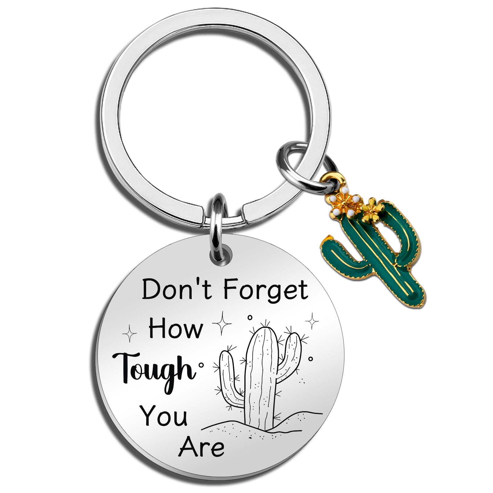 Cactus Gifts Plant Keychain Inspirational Gifts for Women Plant Lovers Friends Motivational Gift for Women Unique Arizona Souvenirs Birthday Gift for Woman