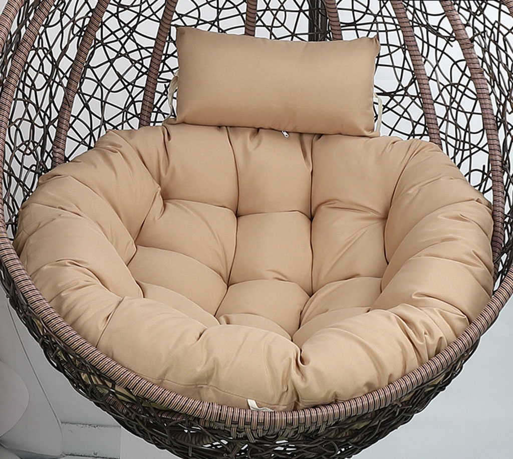 LXJBBD egg Garden Chair Cushion - Washable Hanging Mat Pads Replacement, Indoor Outdoor Swing Chair Cushion