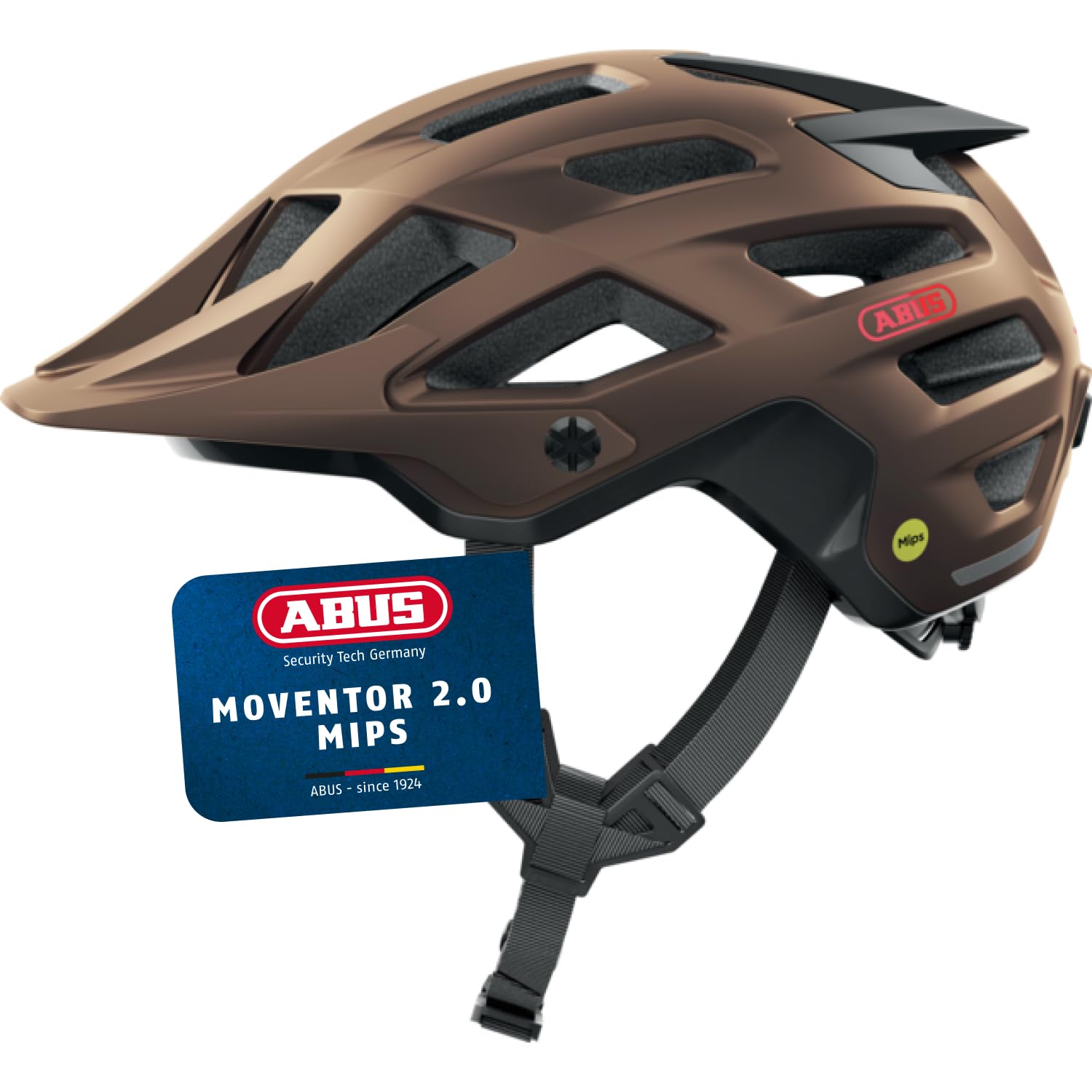 ABUS MTB helmet Moventor 2.0 MIPS - bicycle helmet with impact protection for off-road use on mountain bikes - all-mountain helmet for men and women — image 1