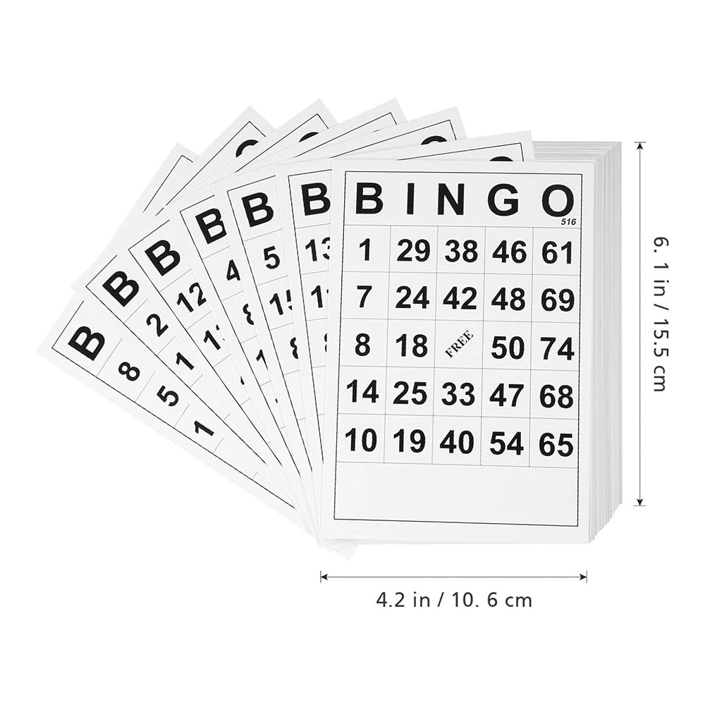 60 szt. kart do bingo nie powtarzające się karty do gry dla zabawy bingo impreza upominki szkoły duże gry grupowe
