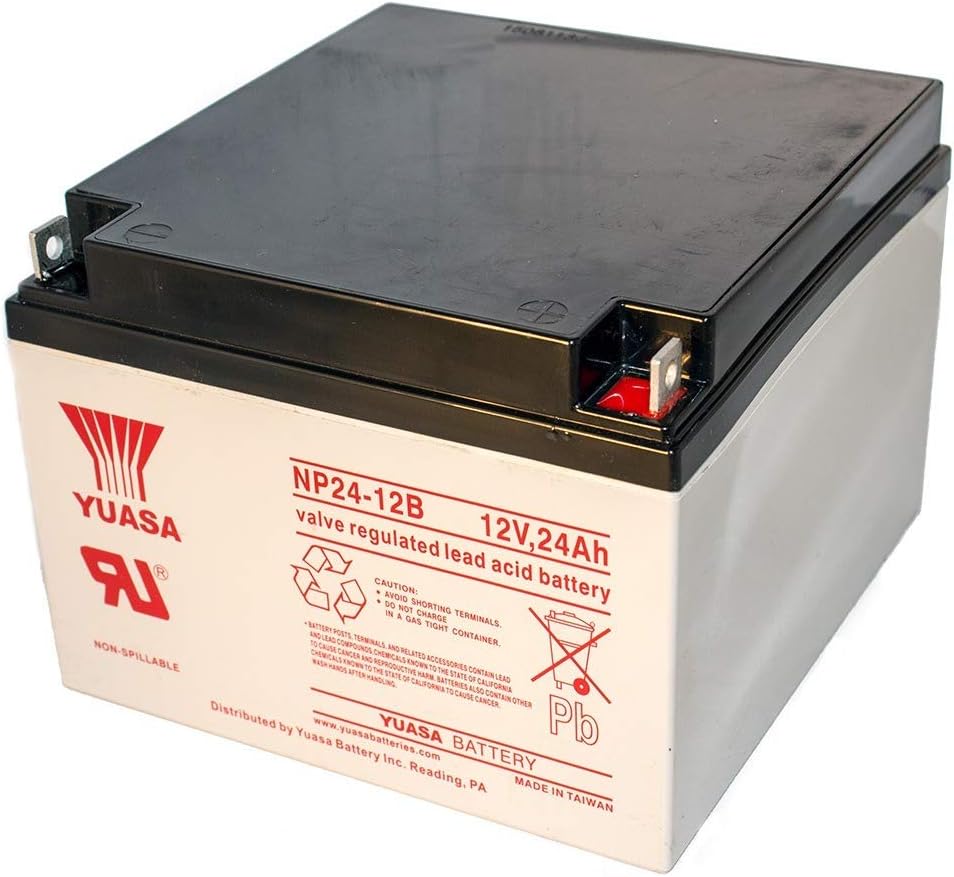 YUASA BATTERY NP24-12B 12V 24AH BATTERY