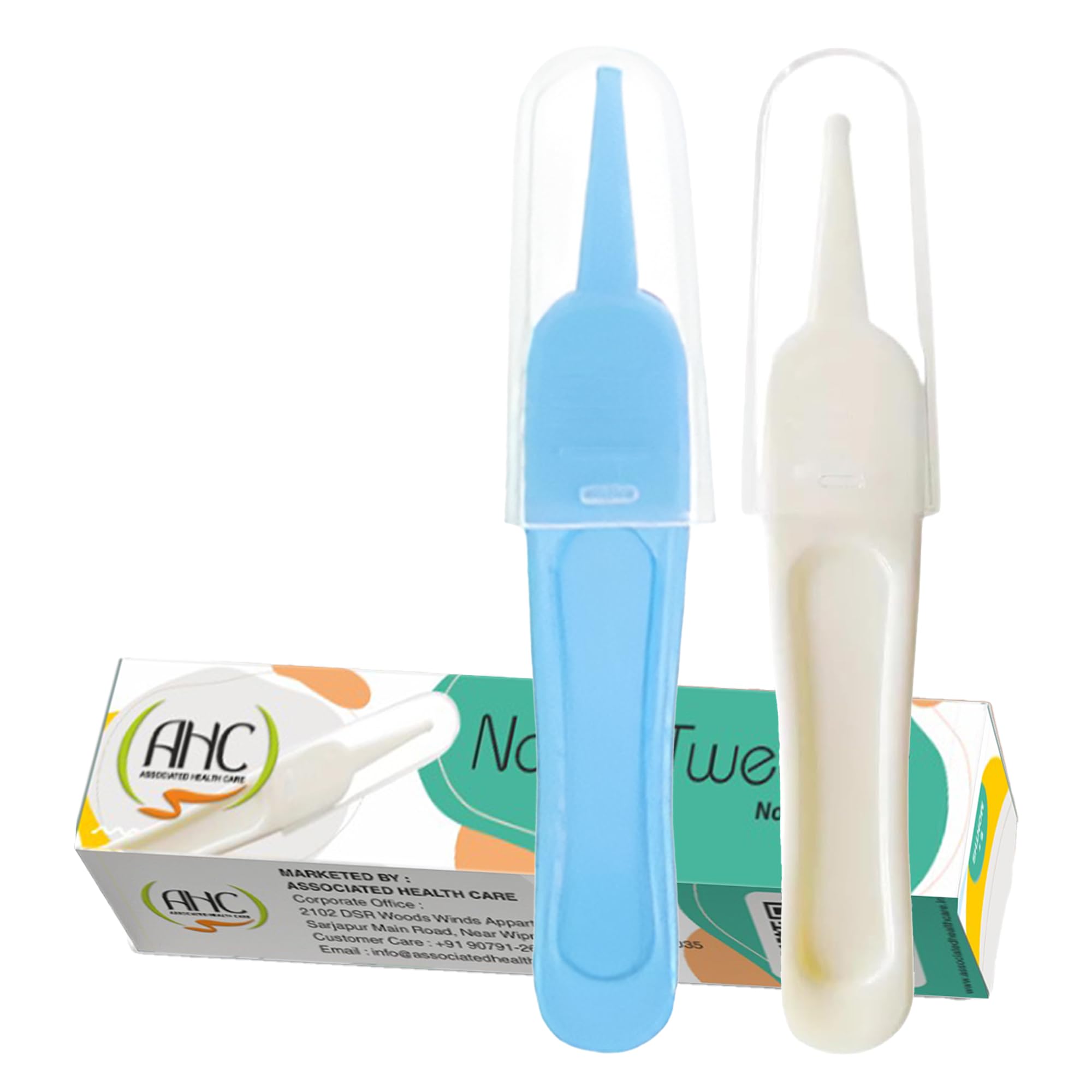 Zikku Baby Nose Cleaner Safe and Gentle Nose Cleaner for Kids and Newborns Babies, Nasal Tweezer / Nose Plucker for Baby, Remove Dust Particles and Mucus for Comfortable Breathing (White+ Blue)-image-37