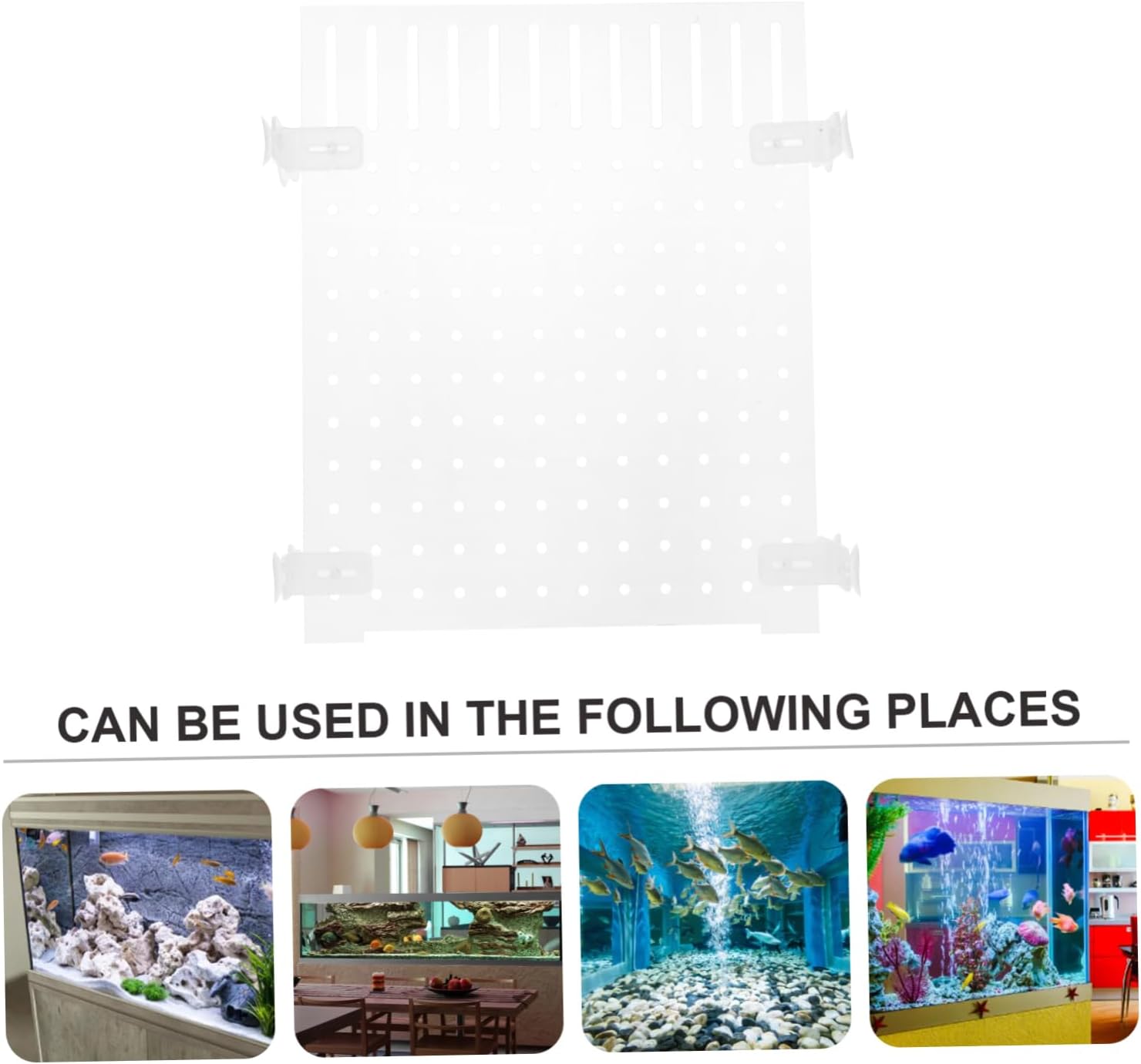 ABOOFAN 4pcs Acrylic Fish Tank Divider Cups Board for Breeding and Preventing Fish Aquarium Accessory
