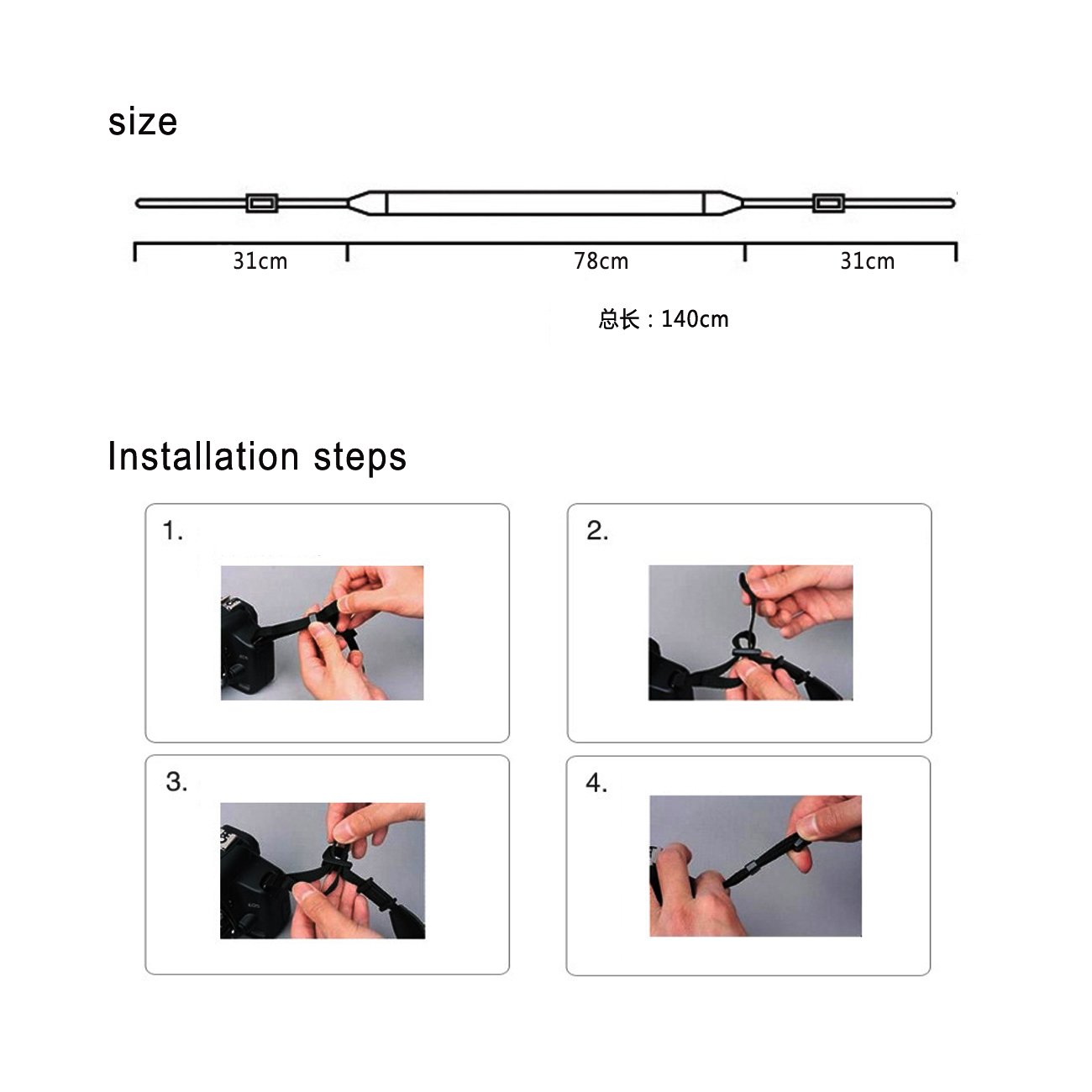 TARION Camera Shoulder Neck Strap Vintage Belt for All DSLR SLR Cameras Multi-Color Pinstripe Boho Style