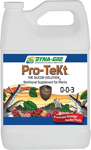 Dyna-Gro Pro-Tekt 0-0-3 Suplemento de silicona para plantas, 1 galón
