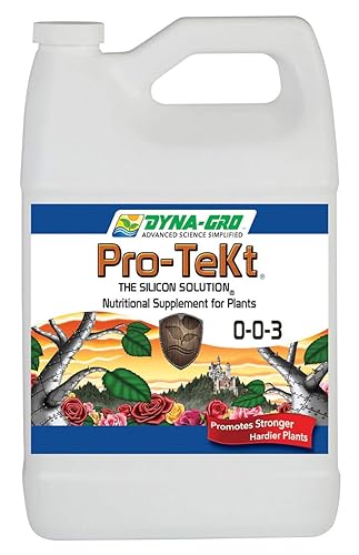 Dyna-Gro Pro-Tekt 0-0-3 Suplemento de silicona para plantas, 1 galón