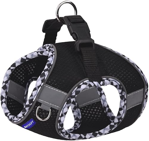 Miniatura 2 de Juego de arnés y correa para perro de malla transpirable, malla de aire reflectante, a prueba de escape, arnés para perro, chaleco sin