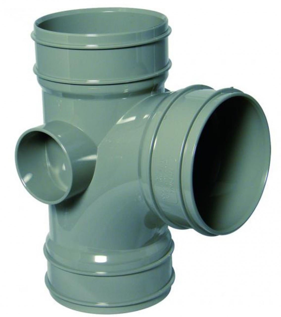 Floplast Grey Solvent Weld Soil 92.5 Deg Branch Ss191