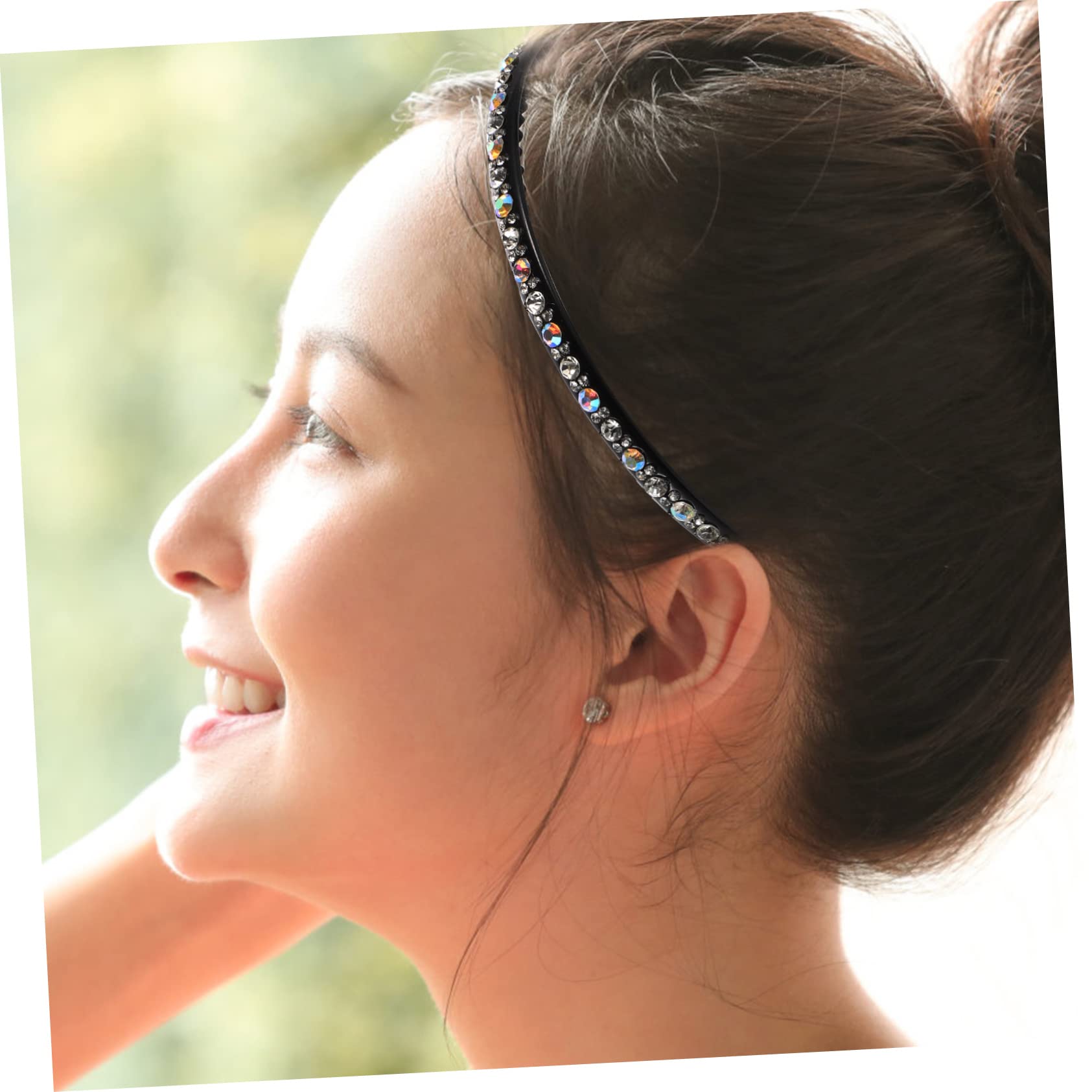 Ipetboom 16piezas Diademas De Rhinestone Para Cabello Accesorios Elegantes y Resistentes Para Hogar Diseño Dientes Para Mayor Sujeción Para Maquillaje y Cuidado Facial