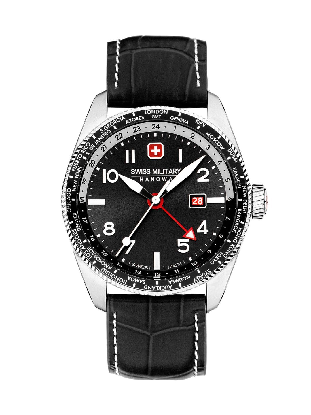 Swiss Military Hanowa Hawk Eye Black Dial Analog Watch for Men - SMWGB0000504-image-34