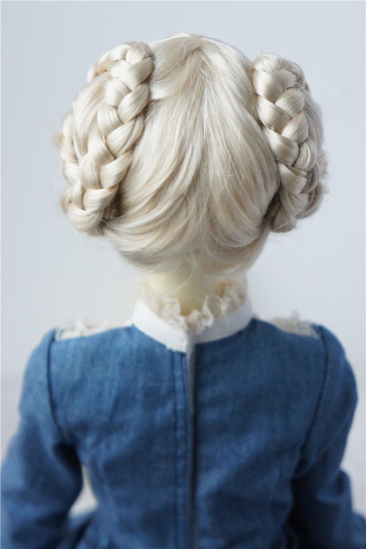 JD156 8-9inch 21-23cm 1/3 Fashion Celine Ballet Synthetic Mohair BJD Wigs SD DOD Doll Accessories (Blond)