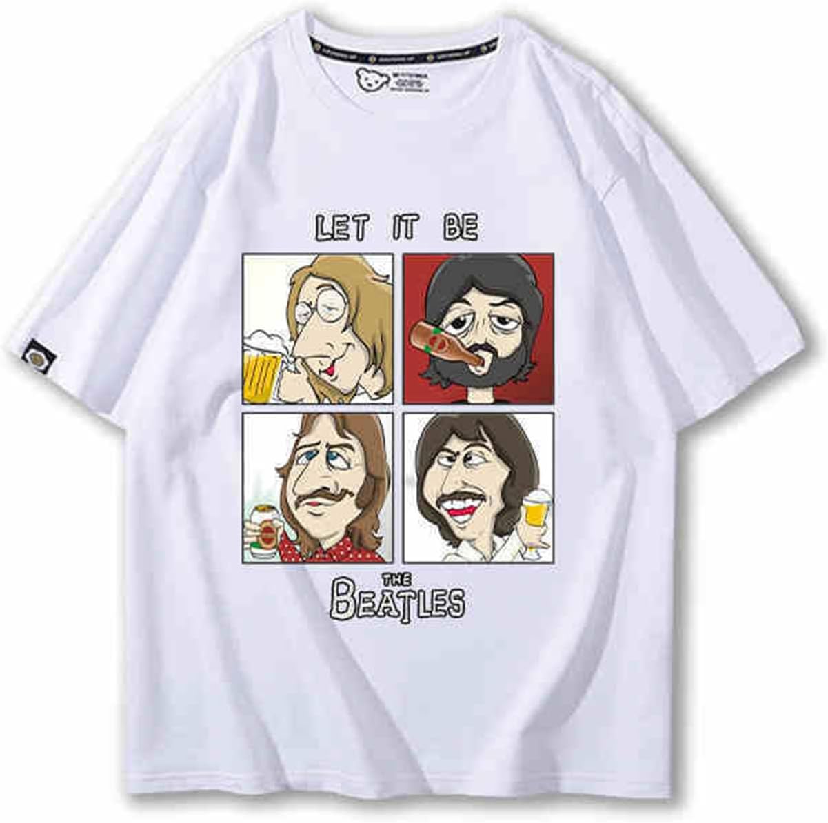 Amazon | [XciNe] ビートルズ tシャツ 綿100％ The beatles T