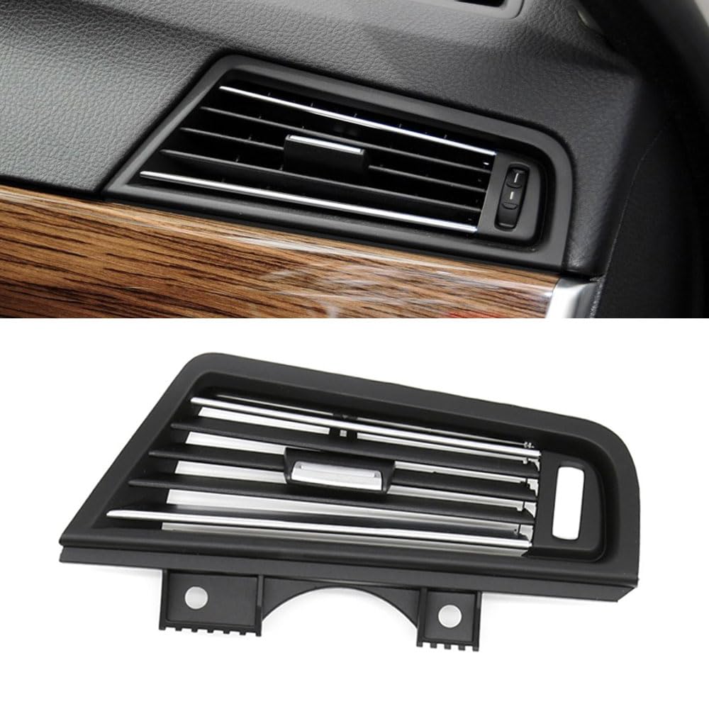 Right Dashboard Chromed Air Conditioning Cover Front AC Vent Grille Outlet Panel Trim Replacement For BMW 5 Series F10 F11 F18 520i 523i 525i 528i 535i (Right)