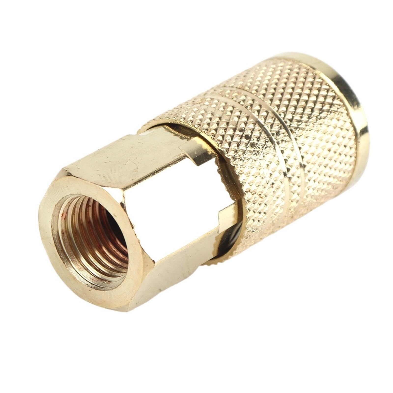 Padgcnor One Color Air Line Connectors Solid Brass 1/4" Npt Pneumatic Fitting Air Line Quick Coupling Connector Coupler Adapter For Compressor 1Pcs/2Pcs/5Pcs/10Pcs(2Pcs)