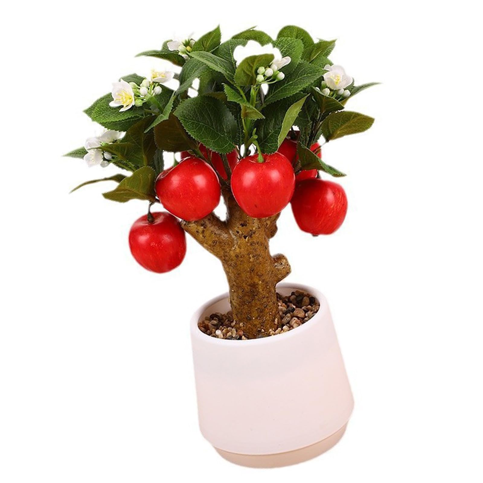 carotoe Miniature Artificial Fruit Branch Miniature Artificial Fruit Tree Branch Bonsais for Festival Holiday Decoration Fruits