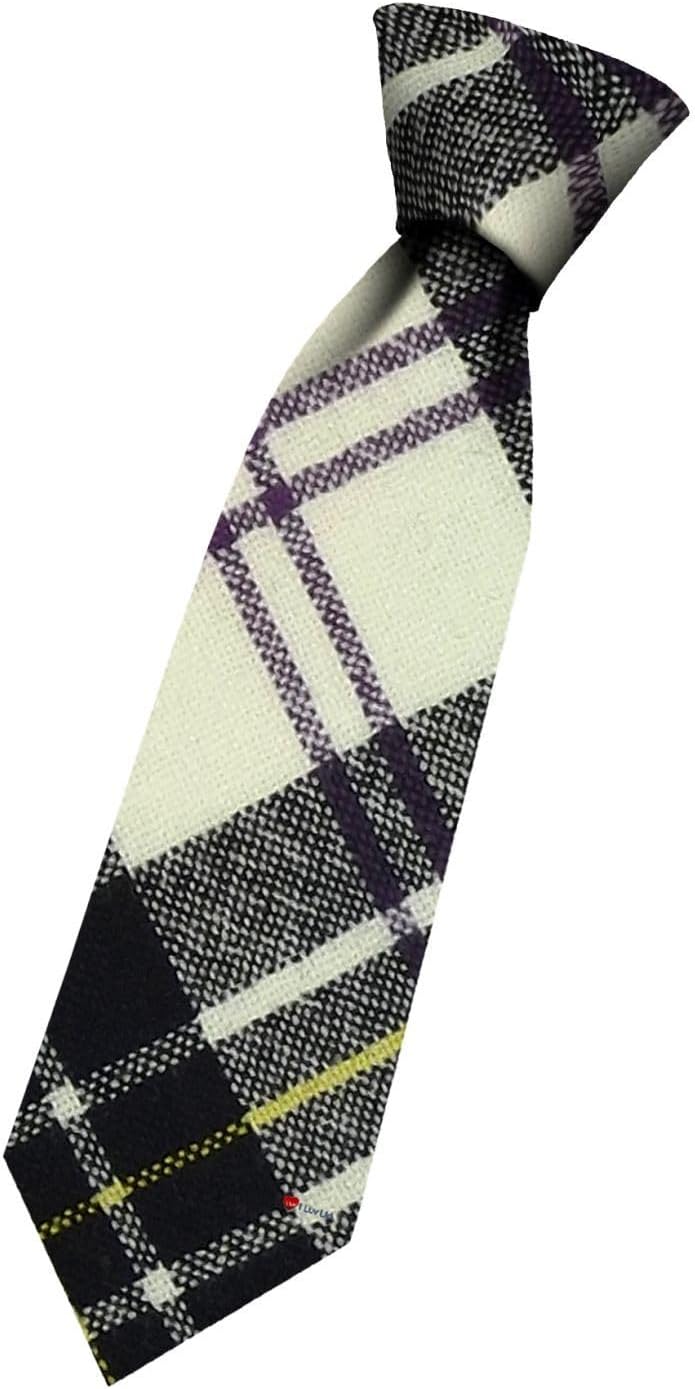 I LUV LTD Boys All Wool Tie Woven And Made in Scotland in MacPherson Dress Modern Tartan