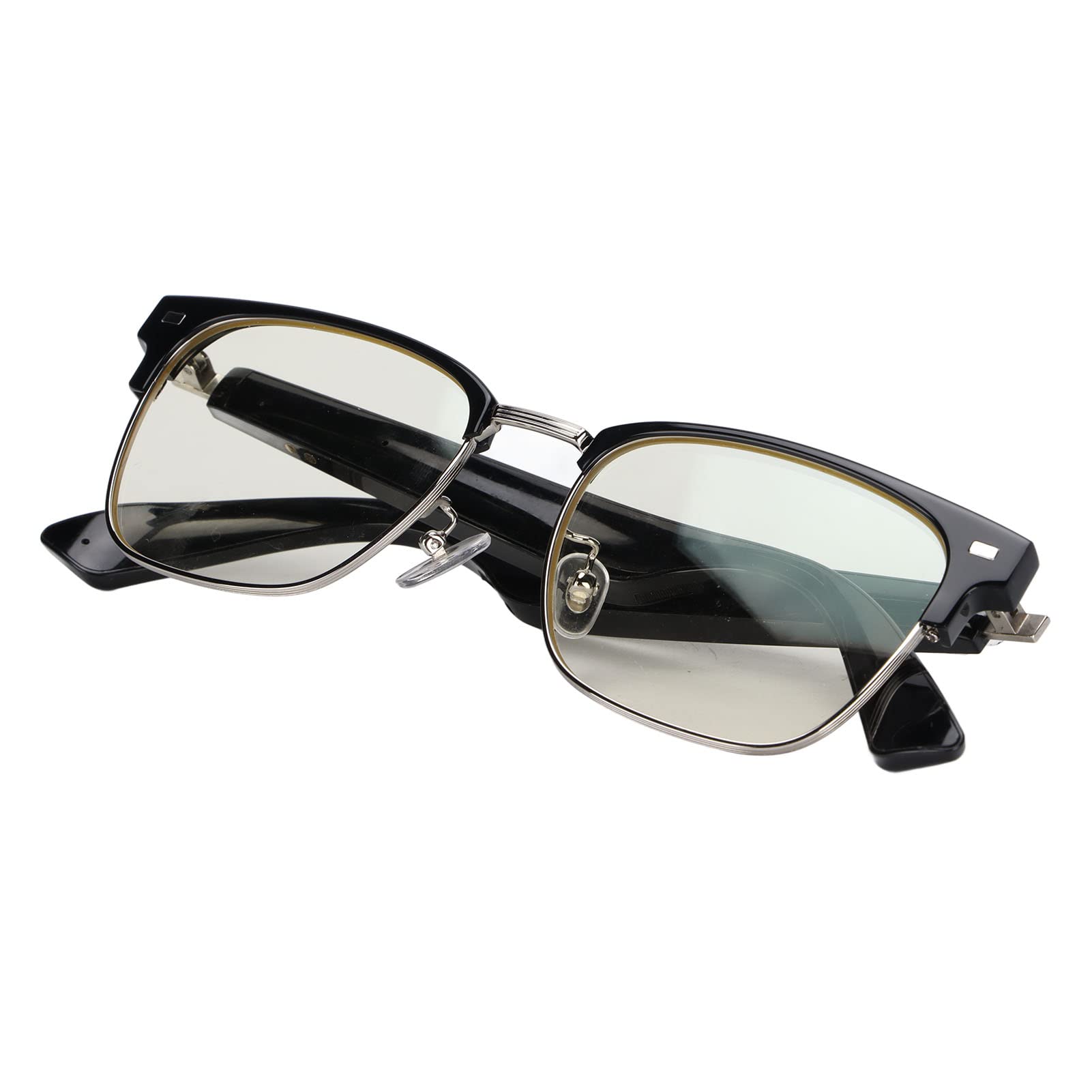 Cuifati Lunettes Audio Intelligentes à Conduction Osseuse, Bluetooth 5.0