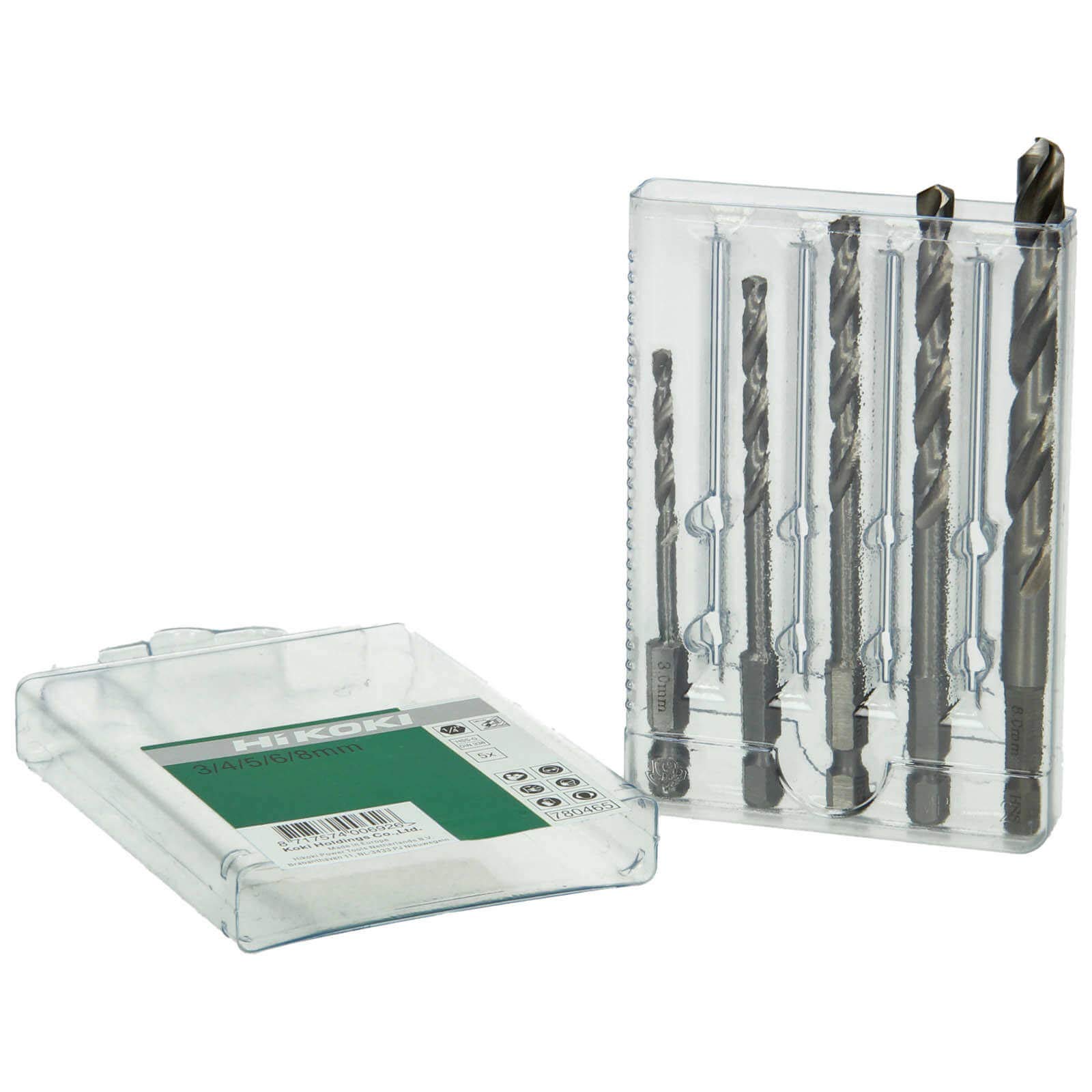 780465 Punte Elicoidali Con Attacco Esagonale 1/4"