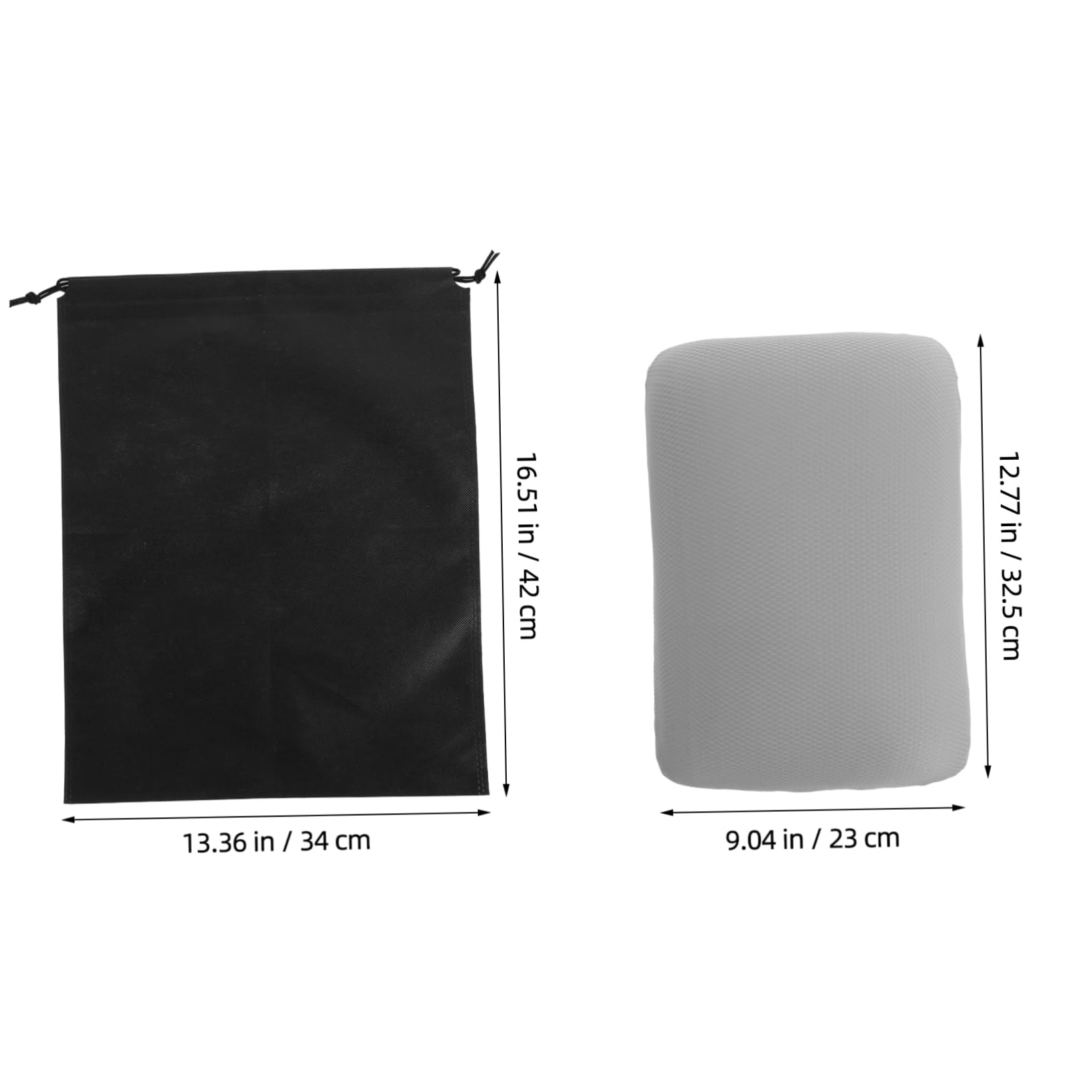 VICASKY Travel Pillow Adaptive Memory Foam Neck Support for Adults Portable with Storage Bag for Camping Airplane Car