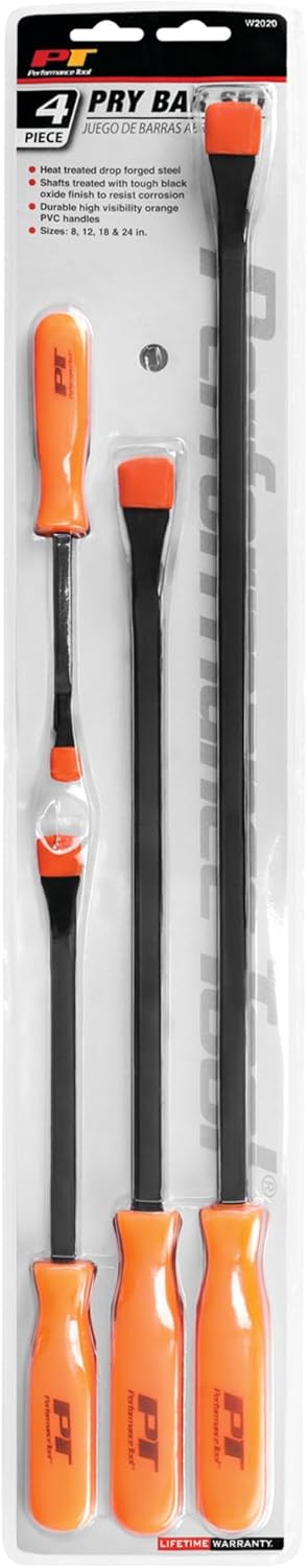 Performance Tool W2020 Pry Bar Set, 4-Piece