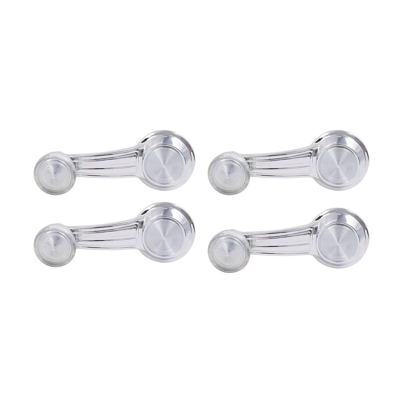 OHGGYQO 4 Set of - Window Crank Handle B6Wchf1Ocs for Olds for Cutlass Supreme Base 67-88 & Cruiser 74-75 & Colonnade 76-77 & Brougham 77-87 & LS 81 85
