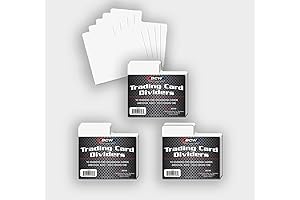 BCW Horizontal Trading Card Dividers - Premium Card Organization and Protection