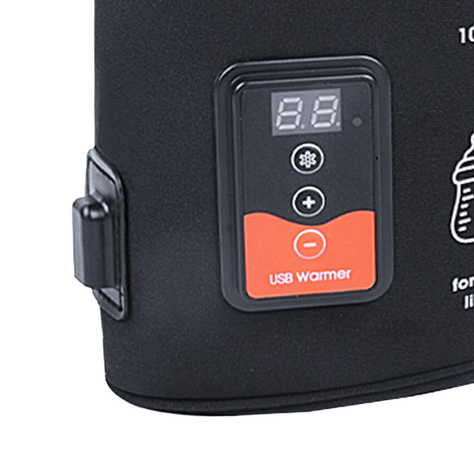 Chauffe-biberon USB de, Compatible avec La Plupart Des Biberons, Température Réglable, Idéal pour La Voiture, L'extérieur et L'intérieu