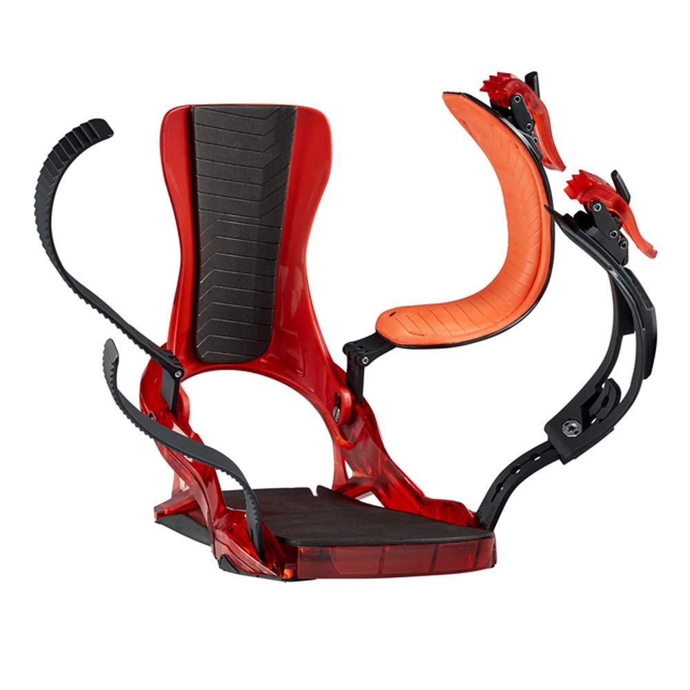 HEAD FX Two Easy Adjusting all-Mountain Attacchi Snowboard, Unisex, Rosso, S